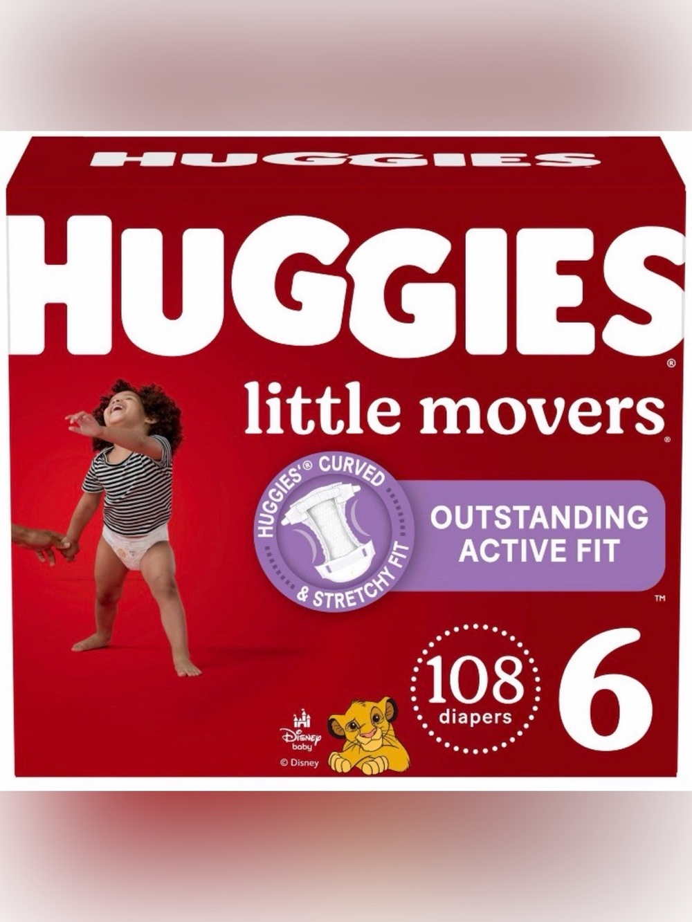 Huggies Little Movers Unisex Diapers - 108 count- NEW in 📦